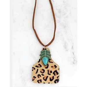 Western Flair Animal Print Necklace